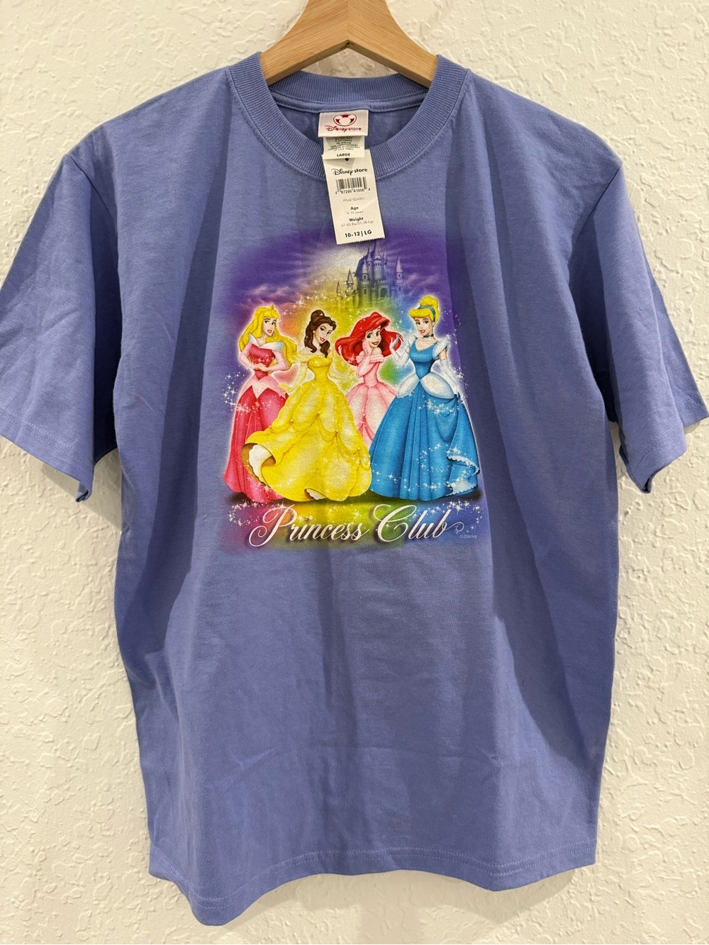 Vintage Y2K Disney Princess Club Graphic Tee